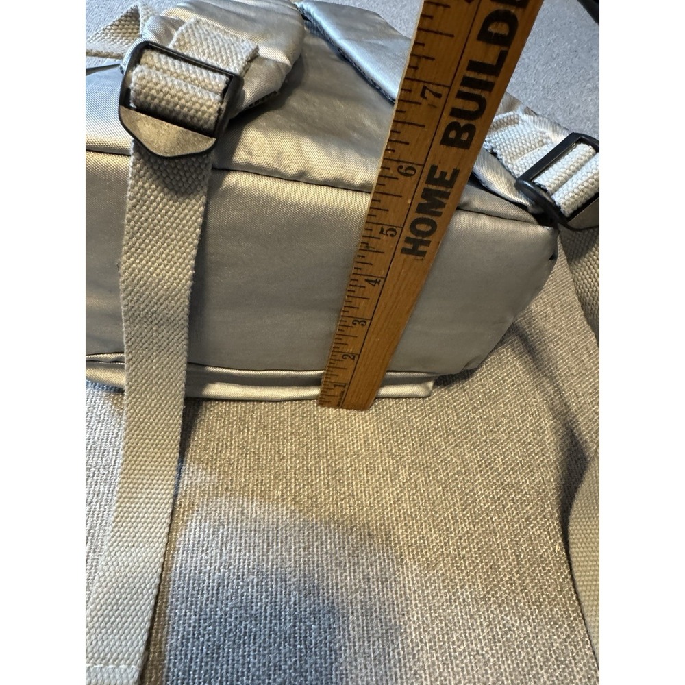 Kipling Medium Backpack Silver Metalic - Picture 3 of 13
